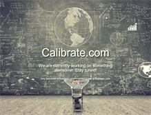 Tablet Screenshot of calibrate.com